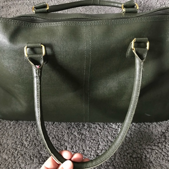 Handbags - Large Olive Shoulder/Work Bag